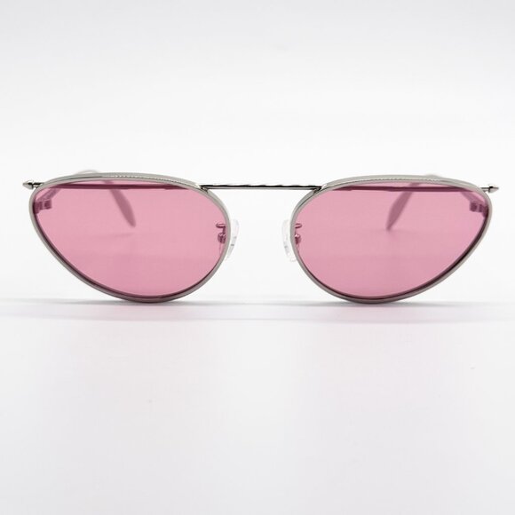 NEW AM0424S 003 ALEXANDER MCQUEEN PINK WOMAN SUNGLASSES main image 12